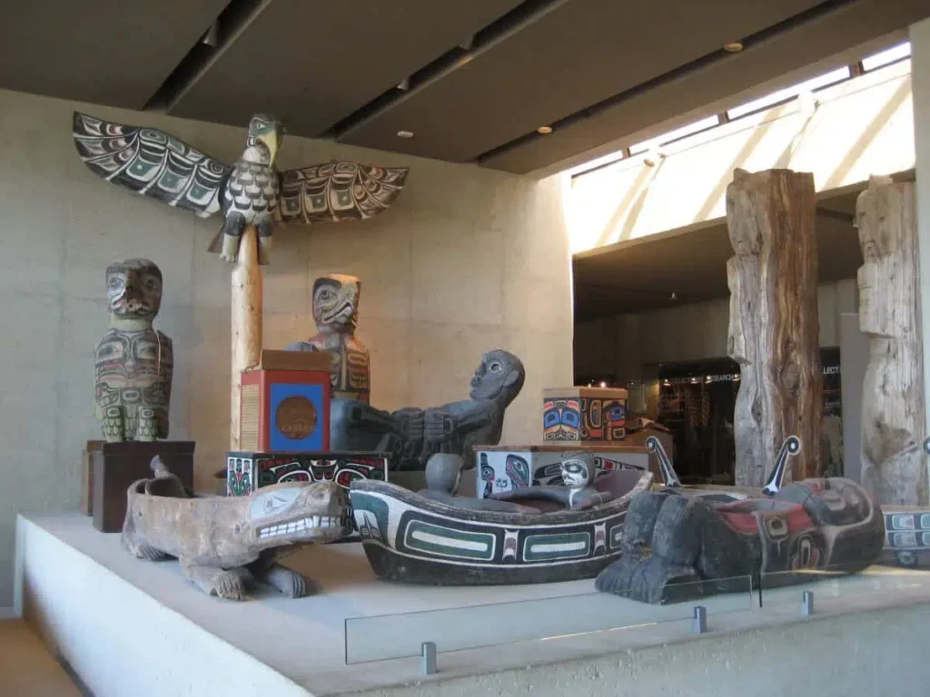 exhibit at museum of anthropology in vancouver
