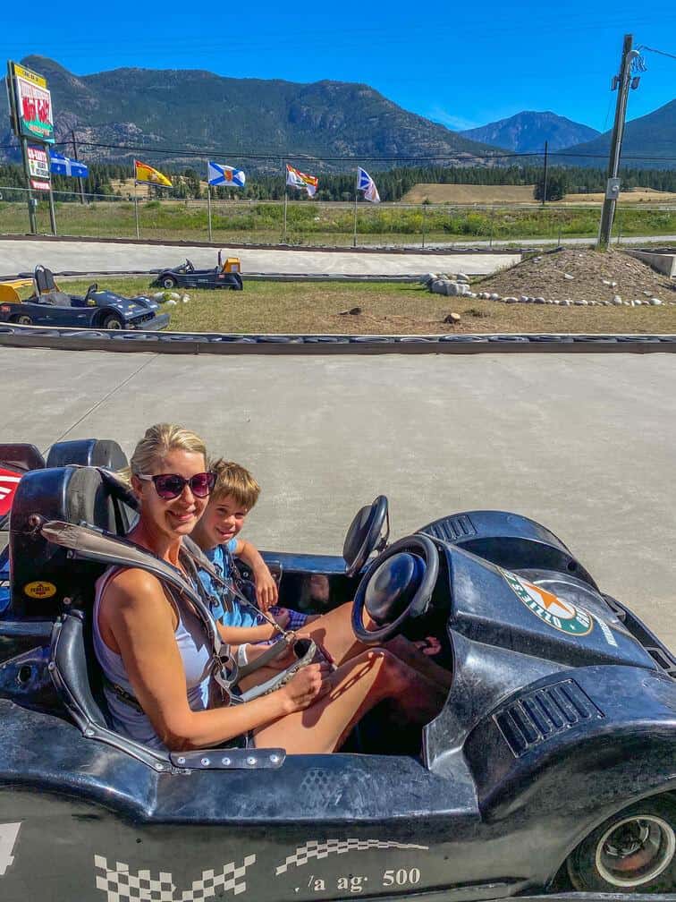 go karts in the Kootenays
