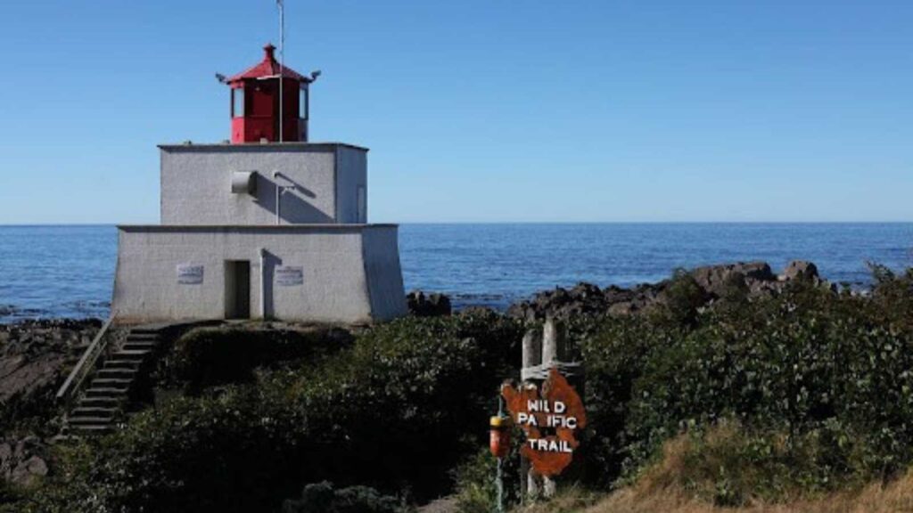 lighthouse on wild pacific trail