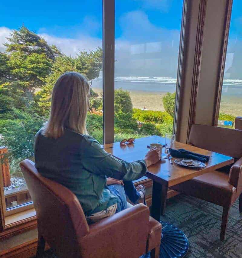 woman enjoying coffee