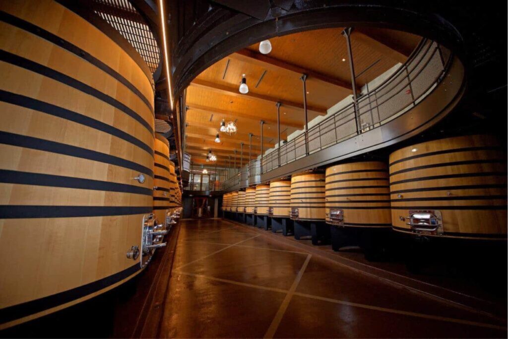 wine barrels