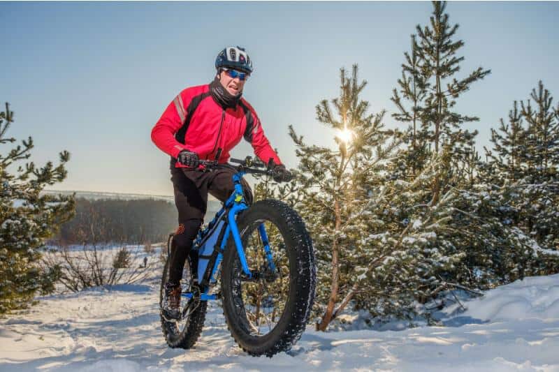 man fat biking