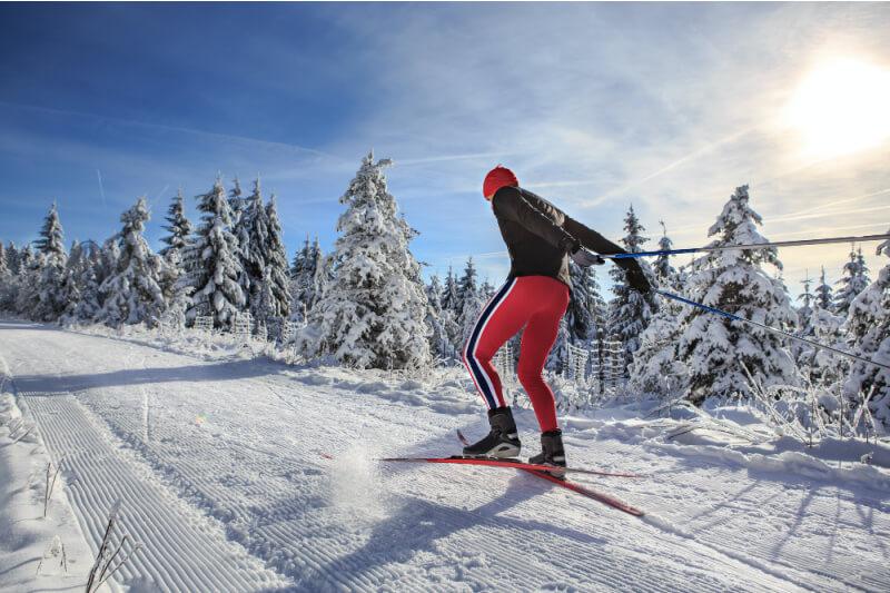 nordic skiier