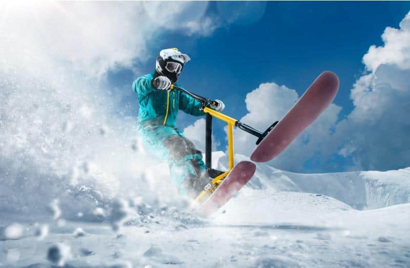 snow biking