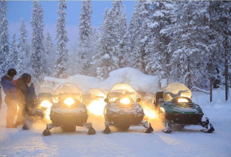 snowmobiles